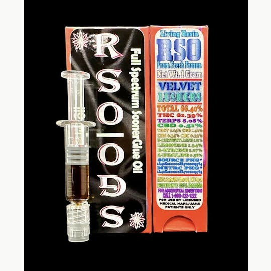 Sooner Glue - Velvet Lushers RSO Oil - 1