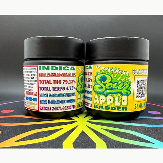 Sooner Glue - 28g Sour Apple Badder - 1