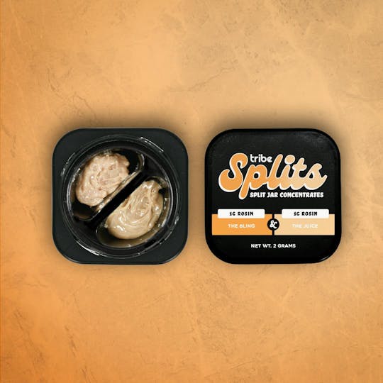 Tribe - Tribe Splits - The Bling Live Hash Rosin & Juice Live Hash Rosin - 2g - 1