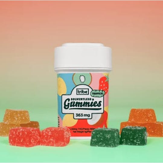 Tribe - Solventless Tropical Gummies - Variety - Sativa - 33mg Each - 363mg Total - 1