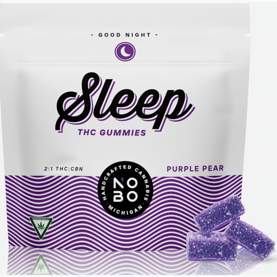 NOBO - NOBO | Purple Pear - Sleep | Gummies | 100mg THC:50mg CBN 10pk - 1