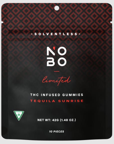 NOBO NOBO Tequila Sunrise Solventless Gummies 100mg Weedmaps