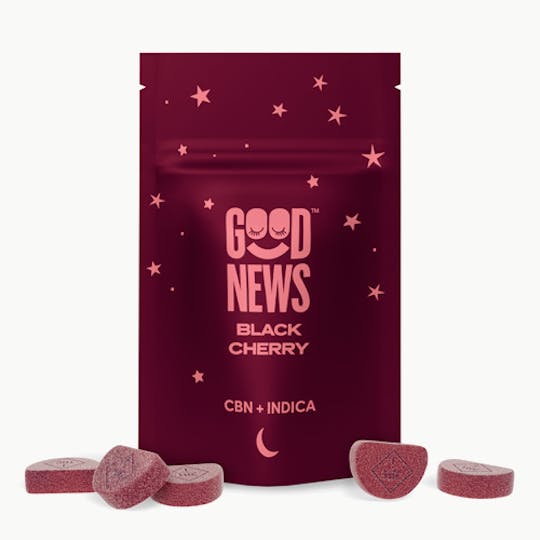 Good News - Good News Black Cherry Gummies With CBN 110mg (10ct) - 1