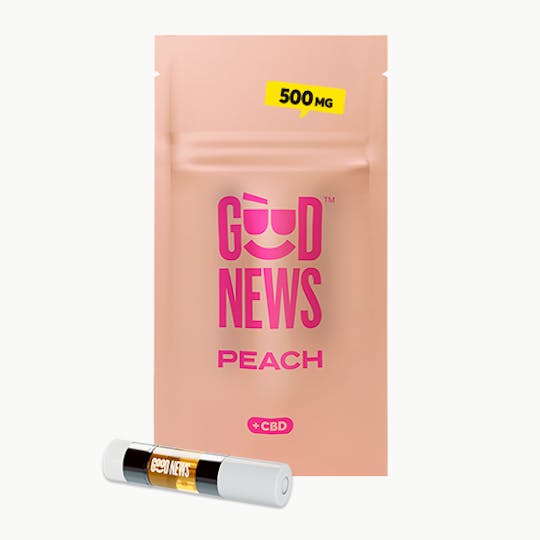 Good News - Good News Peach + CBD 1:2 Cartridge 500mg - 1