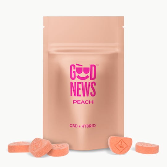 Good News - Good News Peach 1:1 Gummies 110mg (10ct) - 1