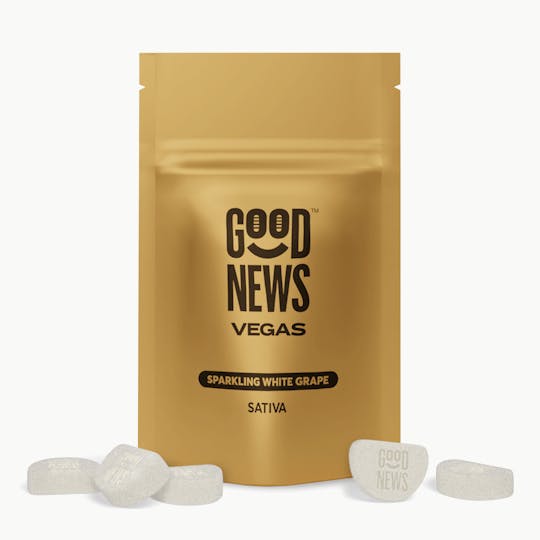 Good News - Good News Sparkling White Grape Gummies With Caffeine 110mg (10ct) - 1