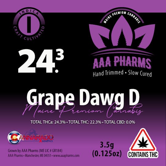 AAA Pharms - Grape Dawg D - Premium Flower - 1