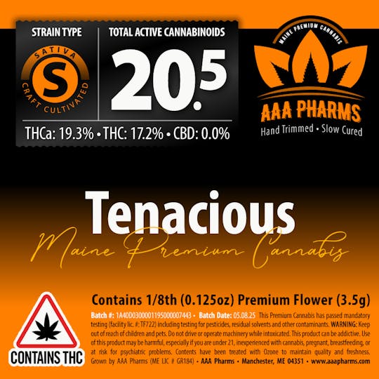 AAA Pharms - Tenacious - Premium Flower - 1