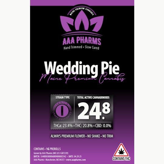 AAA Pharms - Wedding Pie - Pre Roll - 1