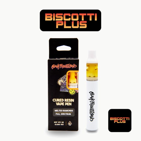 Oakfruitland (OFL) - Biscotti Plus AIO Vape 1g - Cured Resin Series - 1
