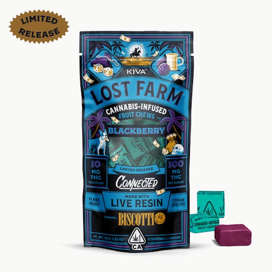 Kiva Confections - Lost Farm Blackberry x Biscotti Chews - 1