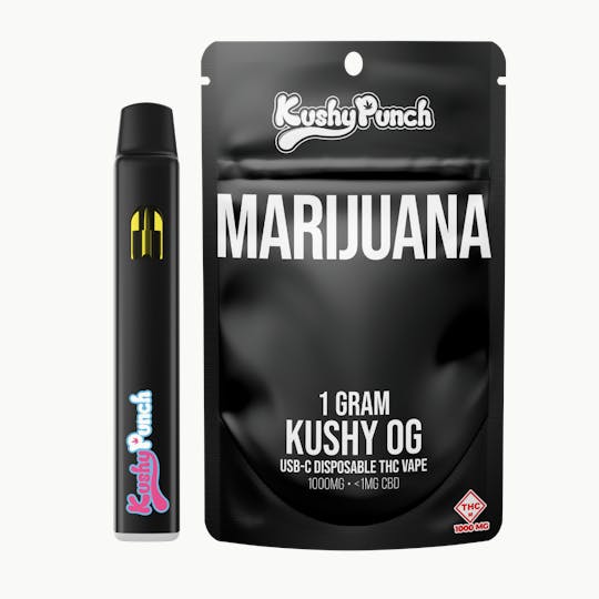 Kushy Punch - 1G Kushy Punch Vape - Kushy OG (Strain Series) - 1