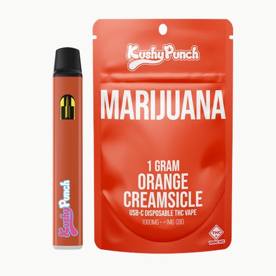 Kushy Punch - 1G Kushy Punch Vape - Orange Creamsicle - 1