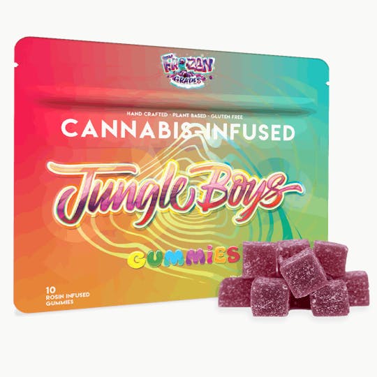 Jungle Boys - Jungle Boys | Frozen Grapes (Raspberry Grape) - 100mg Rosin Gummies - 1