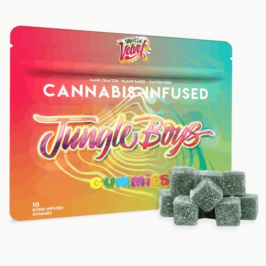 Jungle Boys - Jungle Boys | Vanilla Velvet (Black Current) - 100mg Rosin Gummies - 1