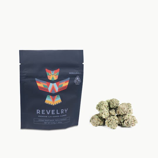 Revelry Herb Co - Cafe Con Leche - Sativa - Eighth (3.5g) - 1