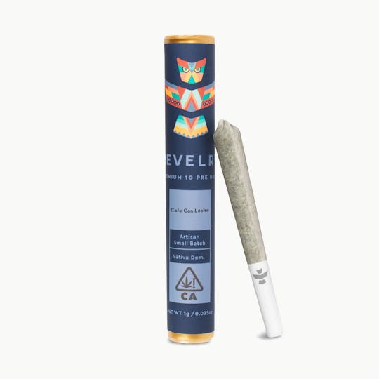 Revelry Herb Co - Cafe Con Leche - Sativa - Pre Roll Single (1g) - 1