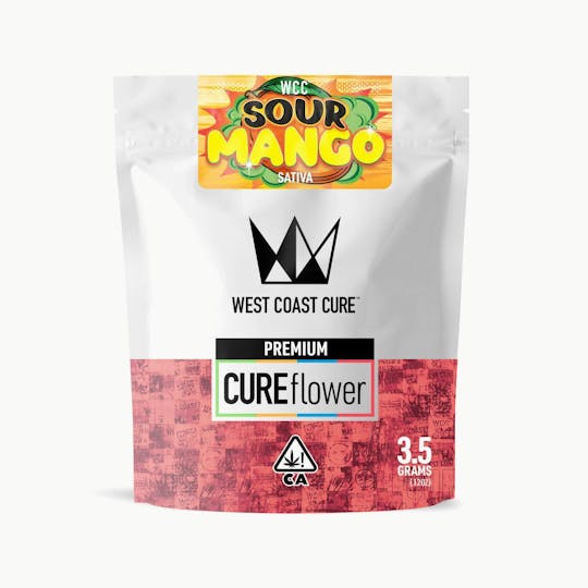 West Coast Cure - Sour Mango - 3.5G Premium Flower - 1