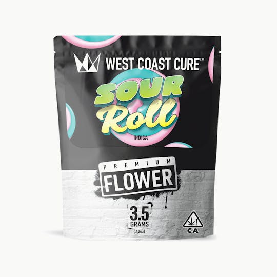 West Coast Cure - Sour Roll - 3.5G Premium Flower - 1