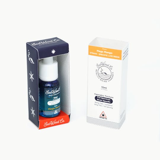 SeaWeed Co. - SWC - Super Lemon Haze strain - Mega Mango LR Tincture 90mg - 1