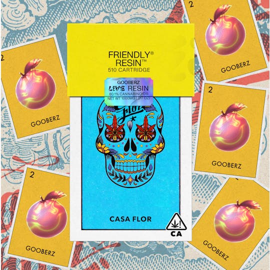 Friendly Brand - Friendly Brand x Casa Flor - Gooberz - 1g Live Resin Cartridge - 1