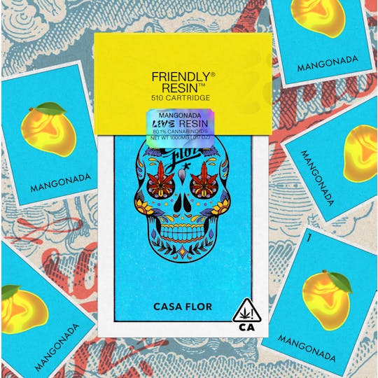 Friendly Brand - Friendly Brand x Casa Flor - Mangonada - 1g Live Resin Cartridge - 1
