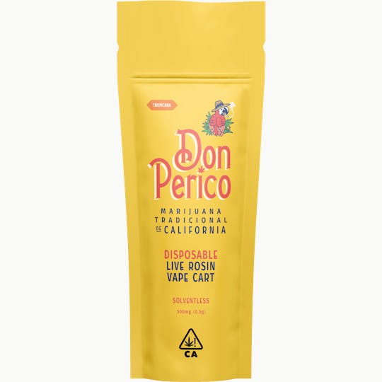 Don Perico - Live Rosin All-in-One Vape (0.5 g) - Banana Punch - 1