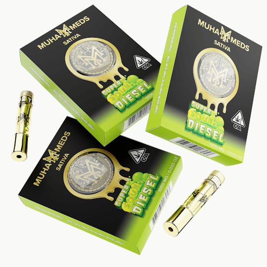 Muha Meds - Super Sour Diesel (S) - Distillate Cart - 1g - 1