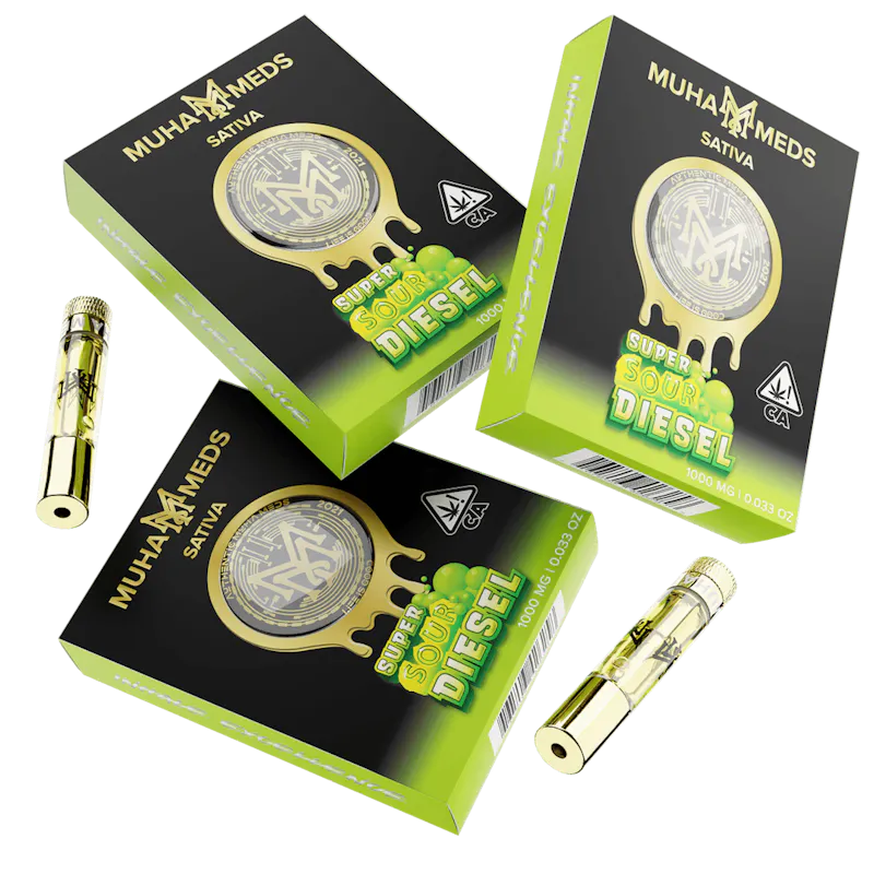 Muha Meds Super Sour Diesel Cartridge 1g cartridge