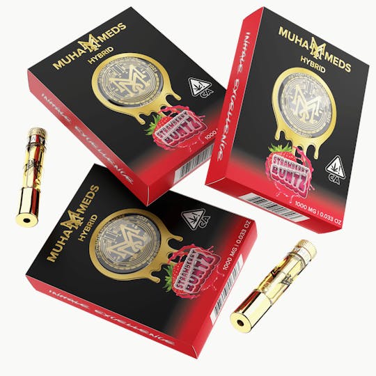 Muha Meds - Strawberry Runtz (H) - Distillate Cart - 1g - 1