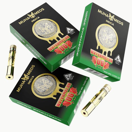 Muha Meds - Watermelon OG (I) - Distillate Cart - 1g - 1