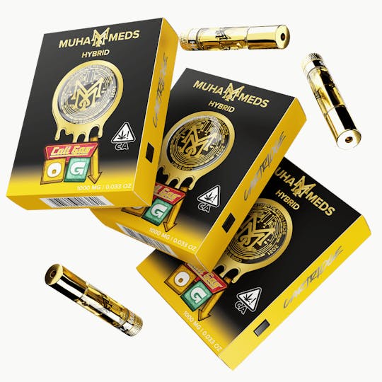 Muha Meds - Cali Gas OG (H) - Distillate Cart - 1g - 1