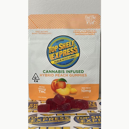 Top Shelf Express - Peach (100mg) ( Buy 2 get 1 for .01) - 1
