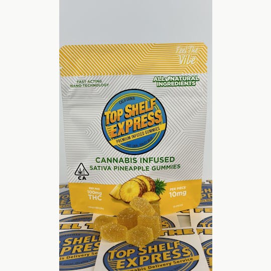 Top Shelf Express - Pineapple (100mg) (Buy 2 Get 1 for .01) - 1