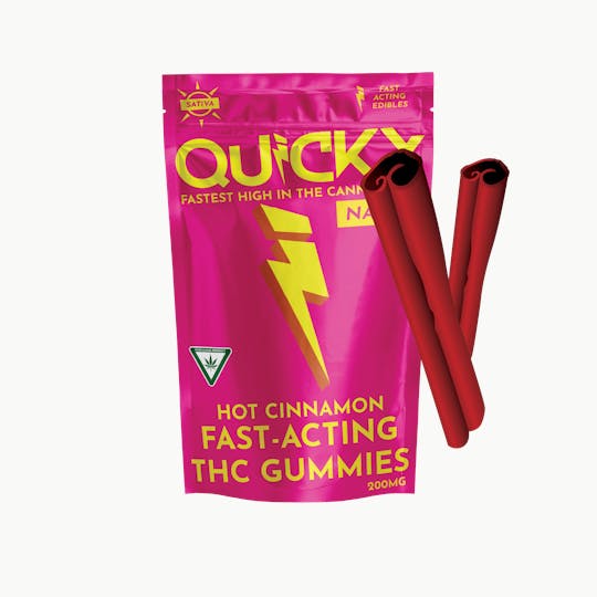Quicky Edibles - Quicky Gummies - Hot Cinnamon (Sativa) - 200mg - 1