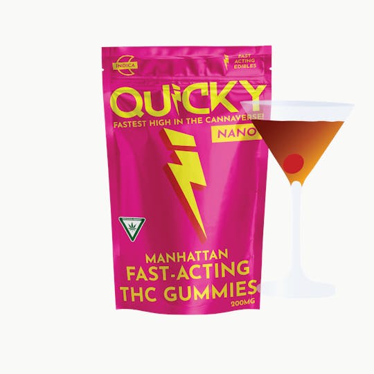 Quicky Edibles - Quicky Gummies - Manhattan (Indica) - 200mg - 1