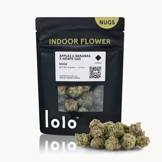 lolo - Apples & Bananas x Grape Gas | Indoor Nugs | 14g - 1