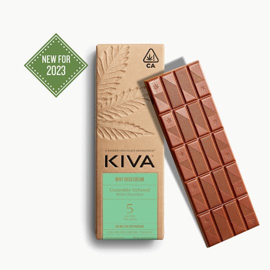 Kiva Confections - Kiva Mint Irish Cream Milk Chocolate Bar - 1