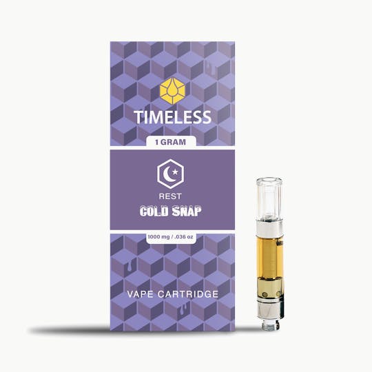 Timeless Vapes - Timeless Cold Snap 1000mg Vape Cartridge (Rest) - 1