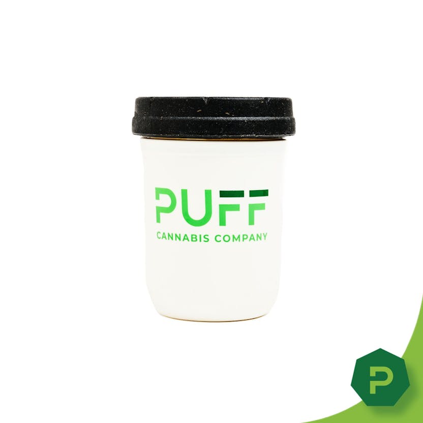 Puff Cannabis Company - Bay City Dispensary PUFF Stash Jar - Green Logo - Puff Cannabis Company