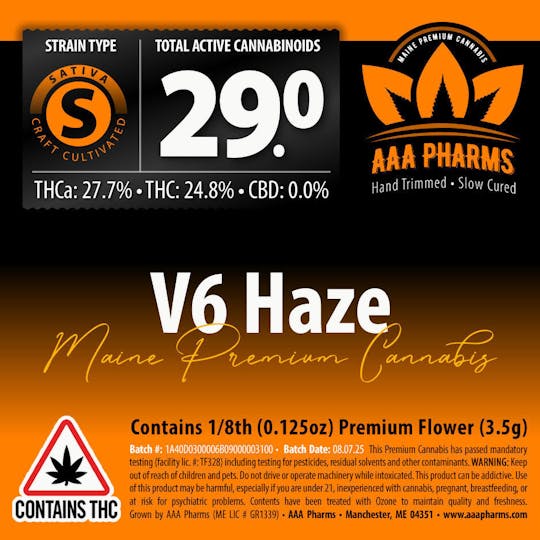 AAA Pharms - V6 Haze - Premium Flower - 1