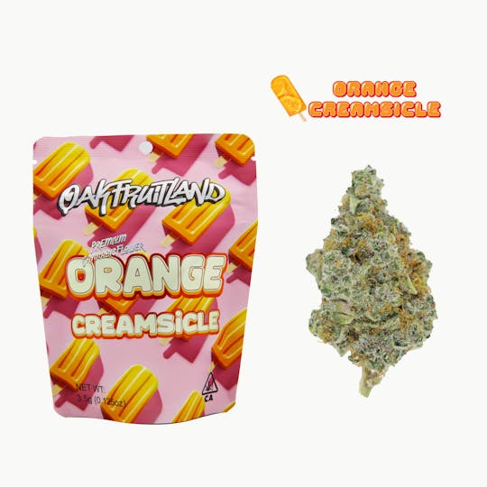Oakfruitland (OFL) - Orange Creamsicle Premium Flower 3.5g - Black Label Series - 1