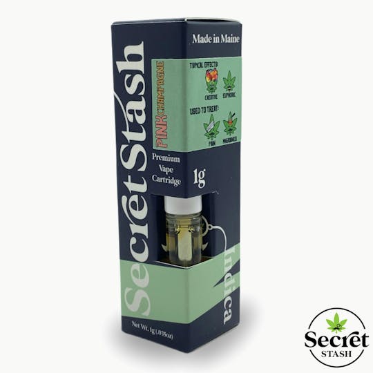 Secret Stash - Secret Stash | THC Cart | Indica | Pink Champagne | 1g - 1