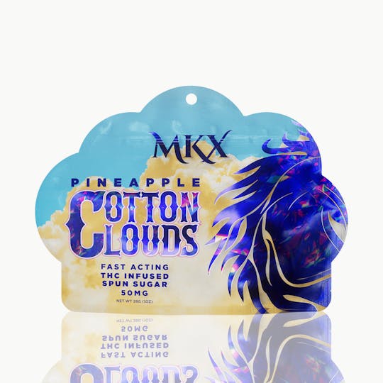 MKX Oil Co - Cotton Clouds- Fast Acting 50mg (Pineapple) - 1