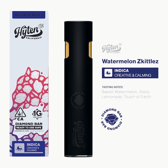Hyten Company - Watermelon Zkittlez - 1g Live Diamond Bar - 1