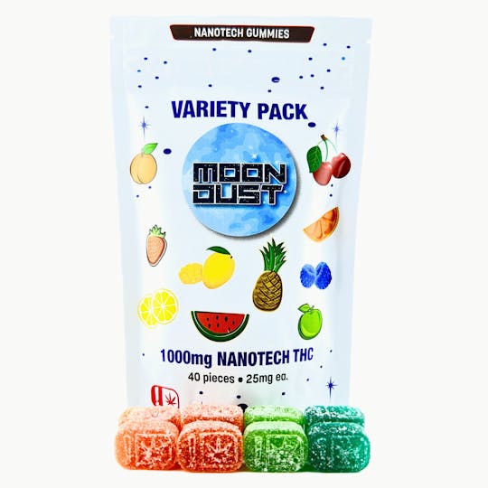 MOON DUST - 1000MG NANO THC VARIETY PACK - 40 PIECES - 1