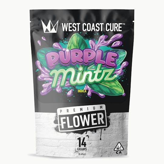 West Coast Cure - Purple Mintz - 14G Premium Flower - 1