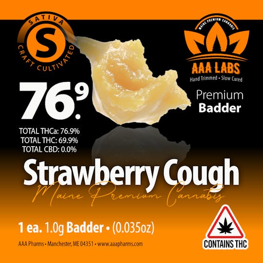 AAA Pharms - Strawberry Cough - Badder - 1
