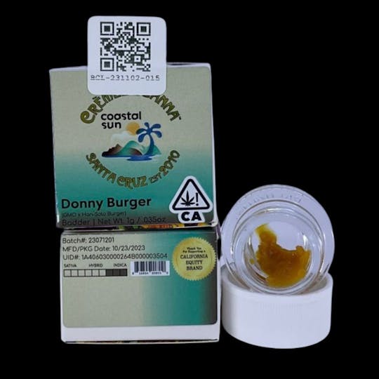 Crème De Canna - Donny Burger (Coastal Sun Collab) Badder 1g - 1