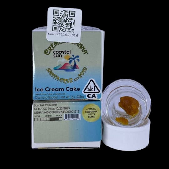 Crème De Canna - Ice Cream Cake (Coastal Sun Collab) Badder 1g - 1
